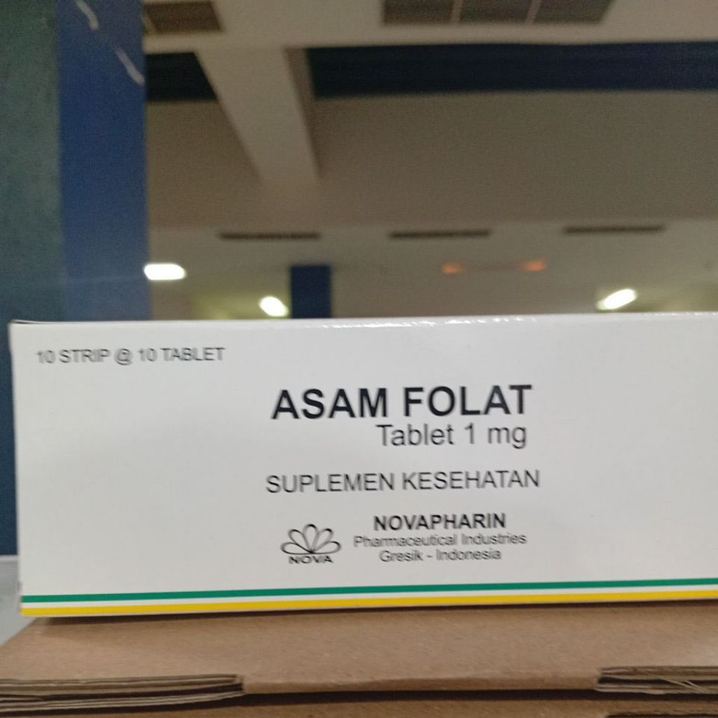 asam folat 1mg box original