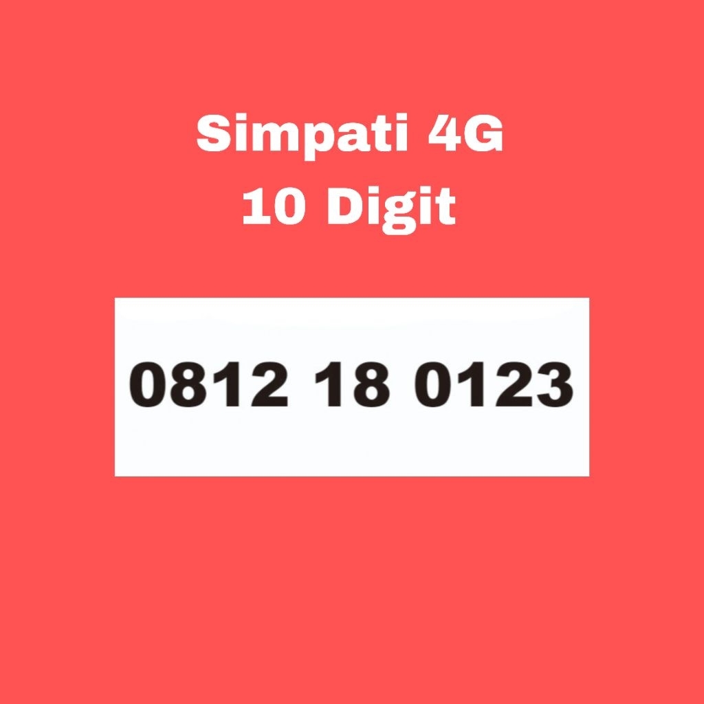 NOMOR CANTIK SIMPATI 10 DIGIT