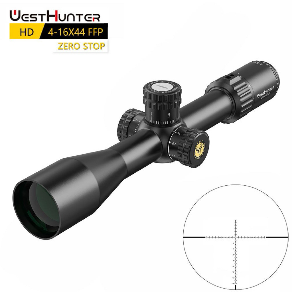 Teleskop Westhunter HD 4-16×44 FFP ZERO STOP
