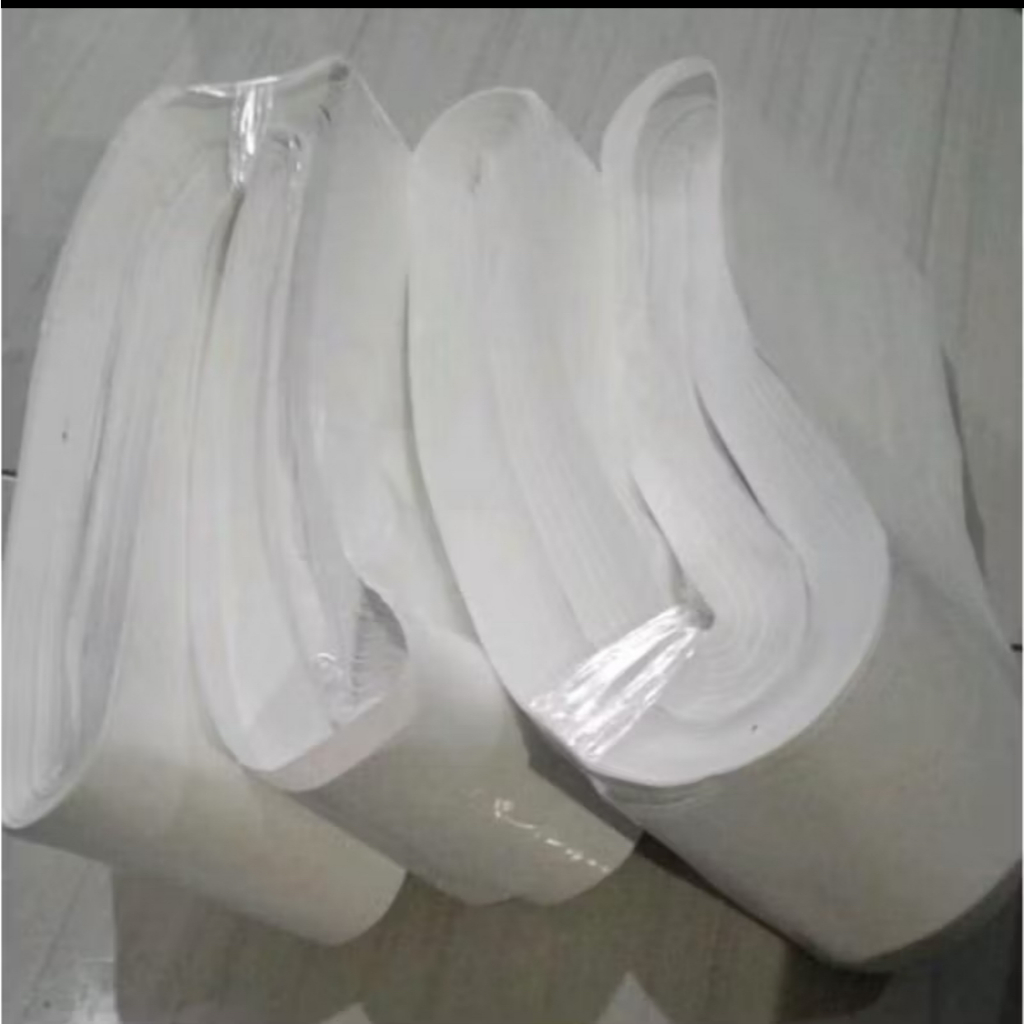 Plastik PP Roll Putih Susu 250 Meter Lebar 14cm