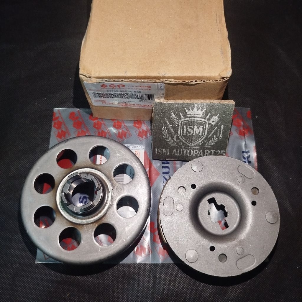 Mangkok Ganda+Kampas ganda assy Suzuki Smash 110 lama, Smash Old Lama/New