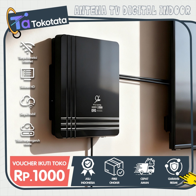 Tokotata Antena TV Digital Luby/ Antena Tv Digital Indoor & Outdoor