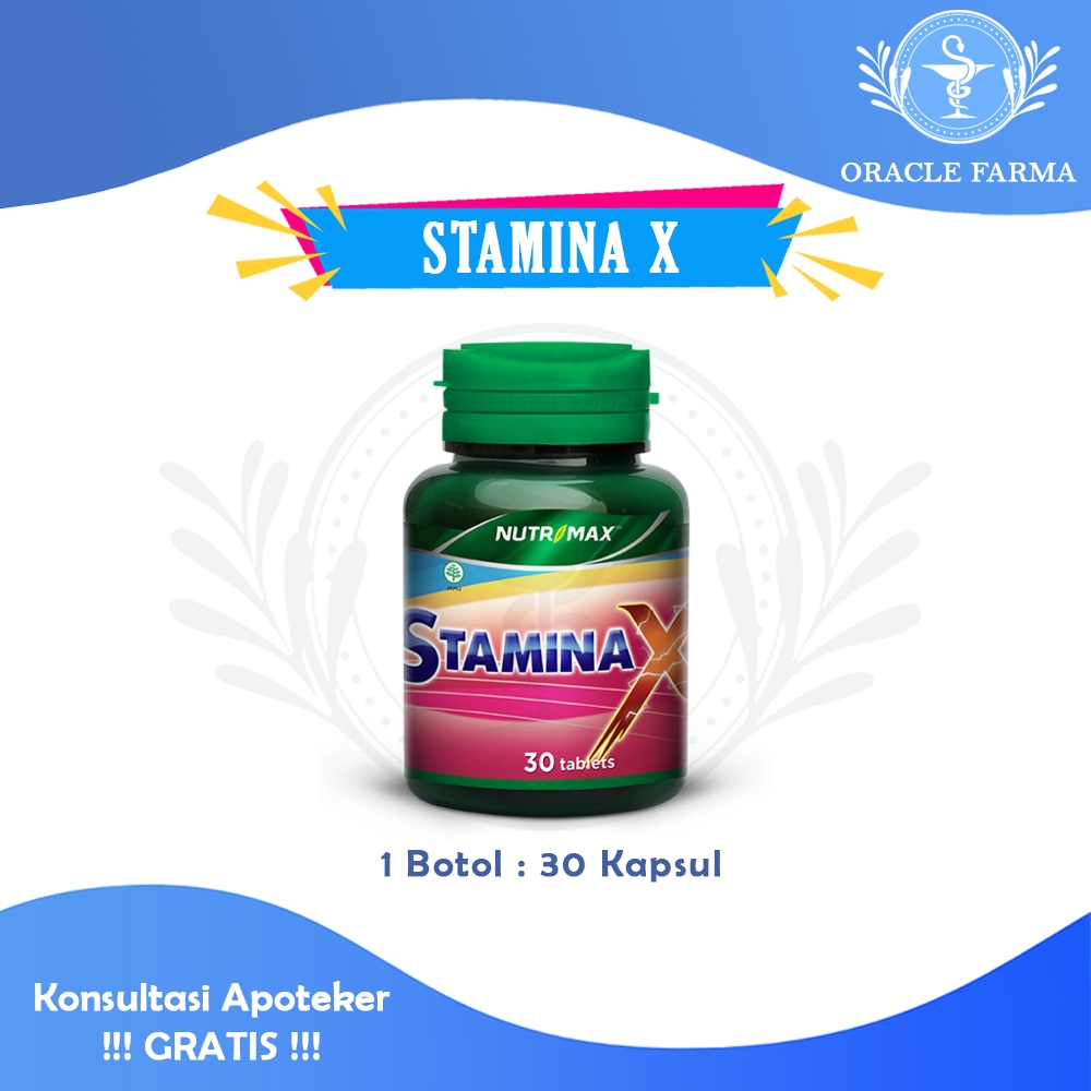 Nutrimax Stamina X 30 Tablet Membantu Memelihara Stamina Pria