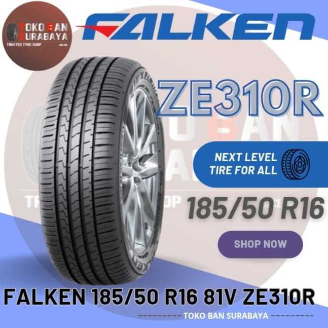 Ban FALKEN 185/50R16 ZE310R 185/50-16 18550R16 185/50/16 18550 185/50 R16 R 16 ZE 310R 310 R