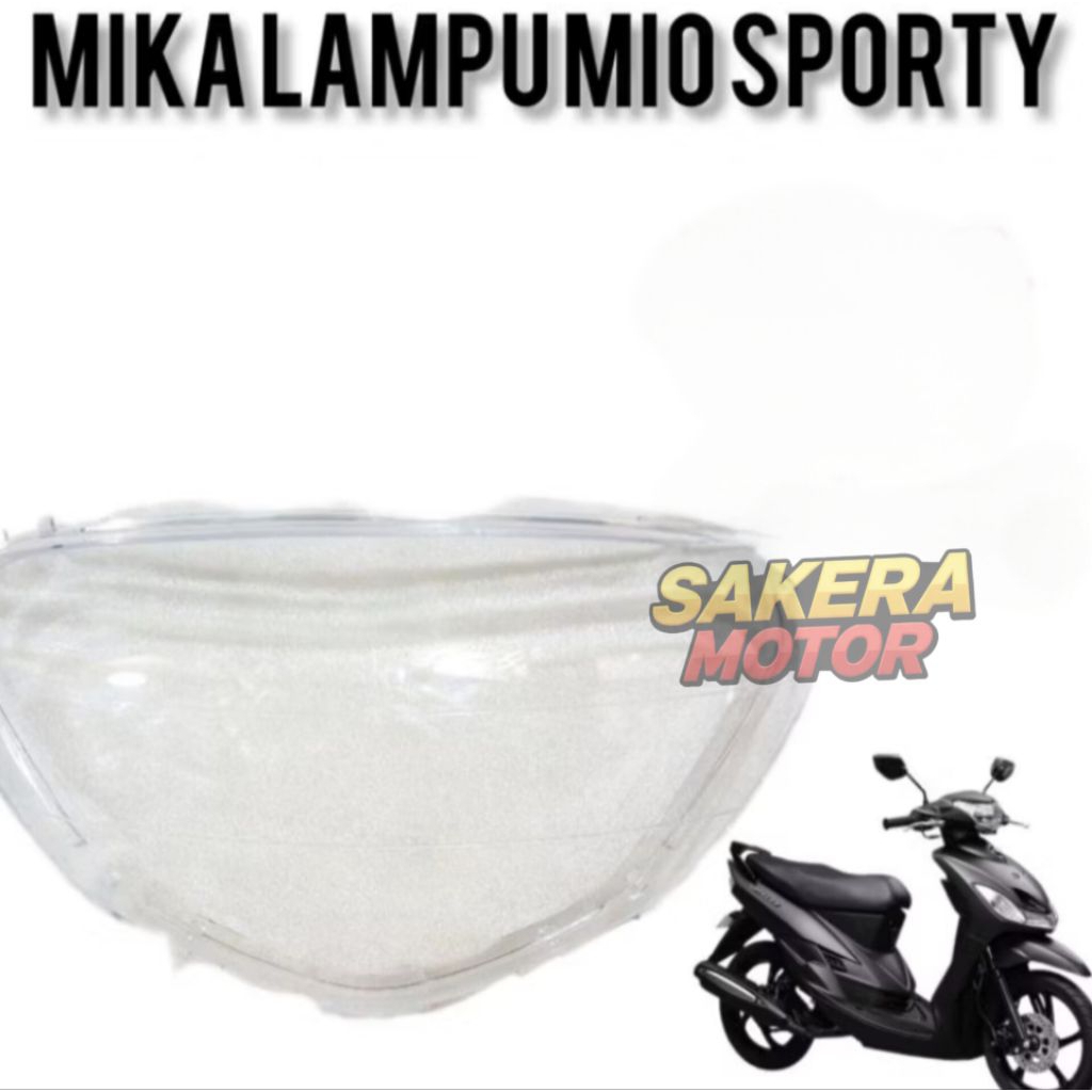 mika lampu depan Mio sporty/mika kaca Mio sporty
