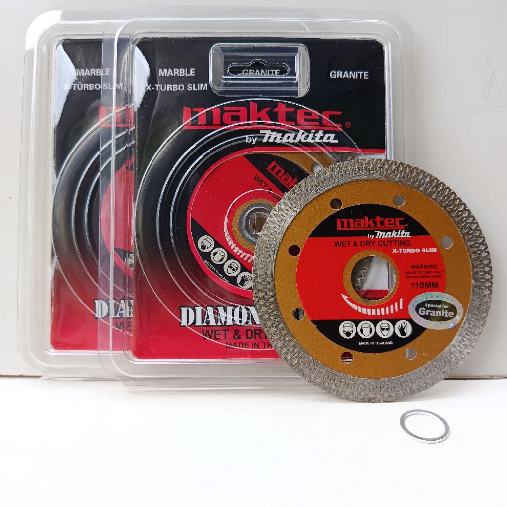 MATA GERINDA PEMOTONG GRANIT MARMER MAKTEC X TURBO 4" DIAMOND WHEEL MATA PISAU POTONG GRANIT KERAMIK