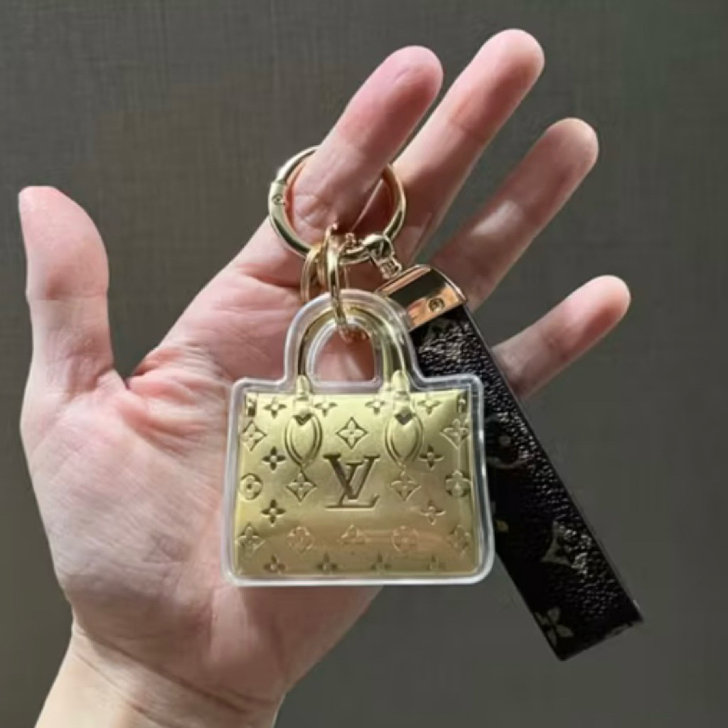 GANCI EMAS / PHONE STRAP GOLD TAS LV LIMITED EDITION
