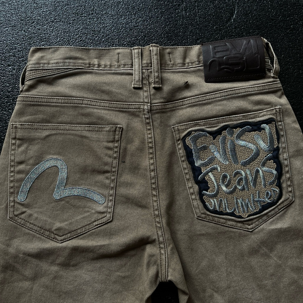 celana pendek evisu jeans