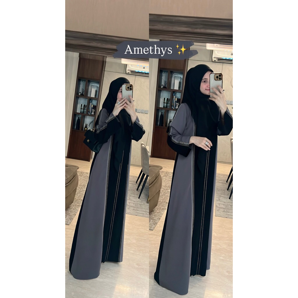 NAMEERA ABAYA BY KALEELA ID 100% ORI