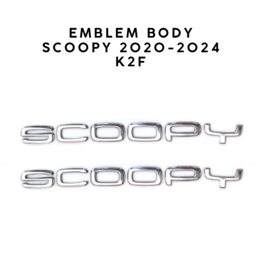 Emblem body Scoopy New 2020 2024 K2F original