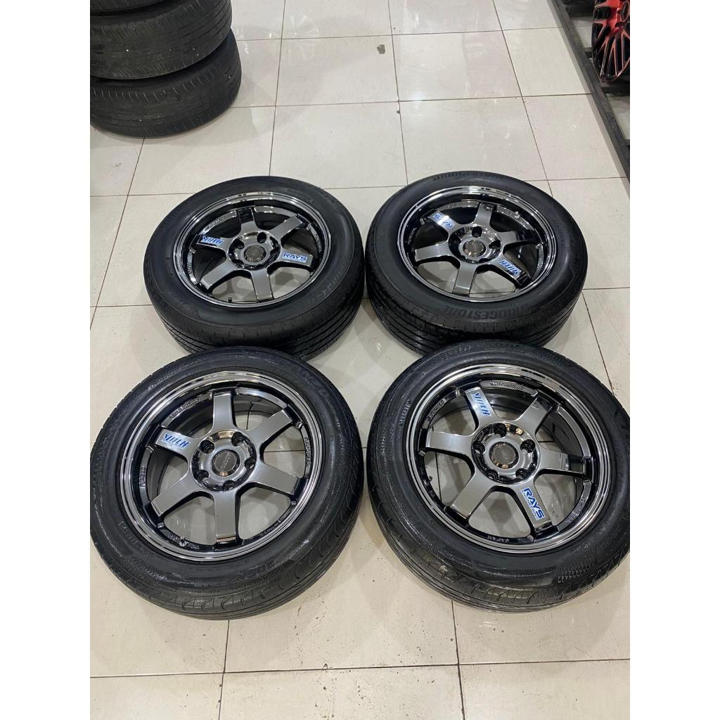 Velg Mobil Bekas TE37 R16 PCD 5X114.3 7J ET 30