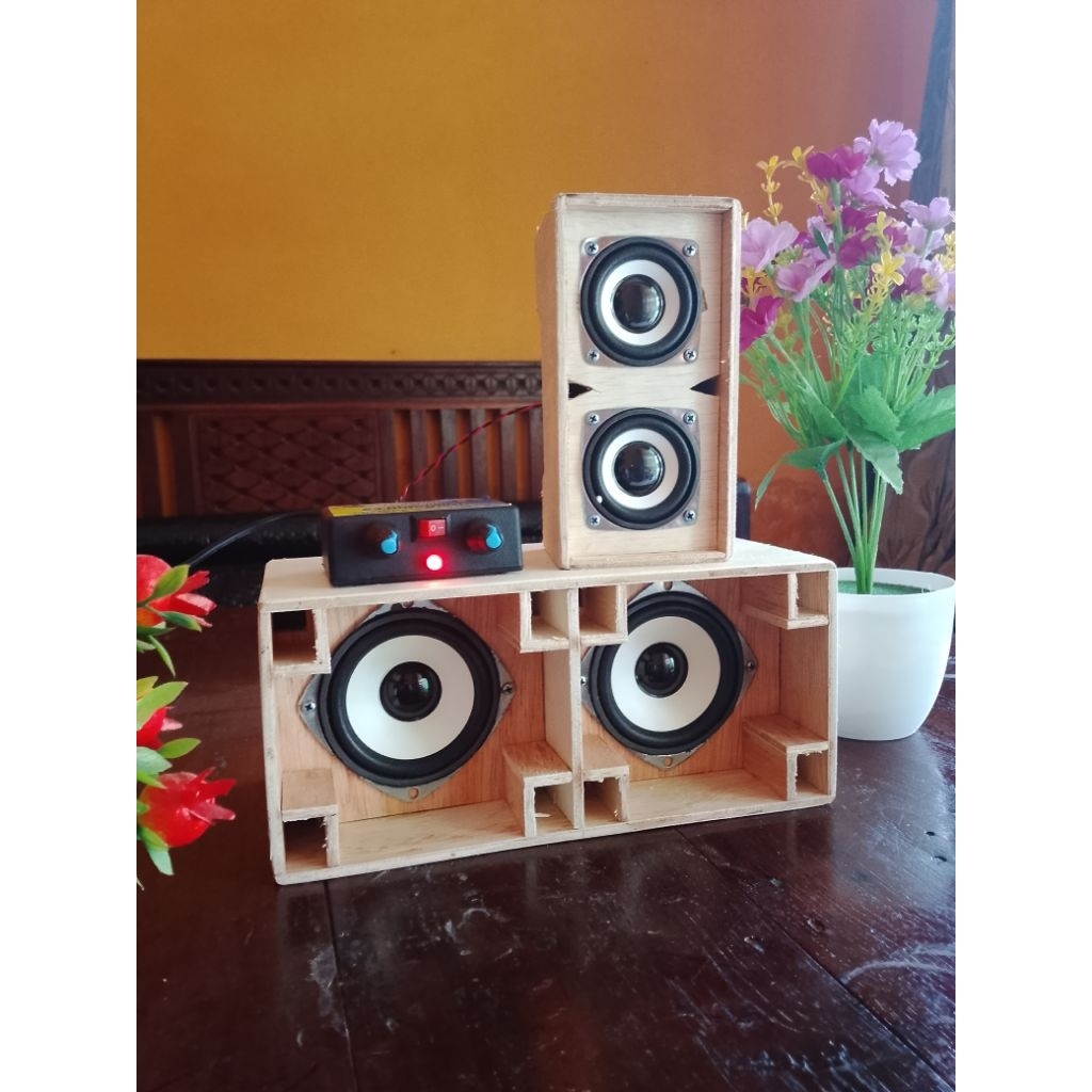 Paket Miniatur sound system 1 Set/ Full set Bluetooth