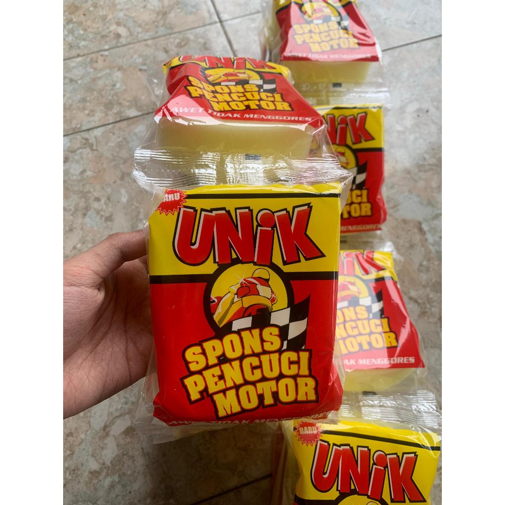 SPON UNIK 6 PCS/Spon Cuci Motor/Spon Cuci Mobil/Busa/Wax - BISA COD