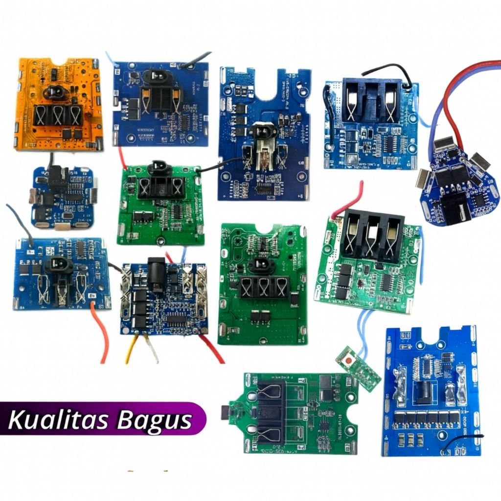 Modul Bms 4s 5s baterai bor impact gerinda 18v 20v 21v 36v 48v 12v 88v 98 188 volt cordless lithium 