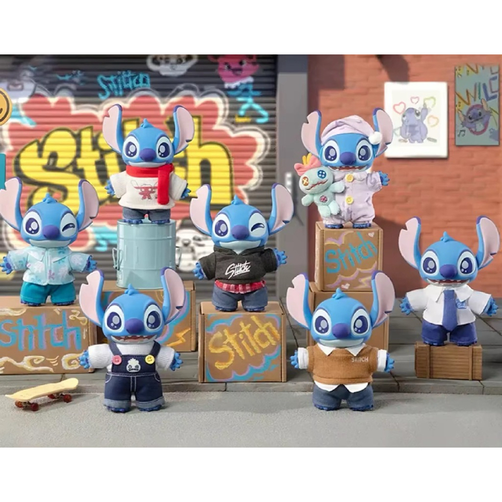 Ready Instant TOP TOY - Disney Stitch Dress-Up Show Series Vinyl Plush