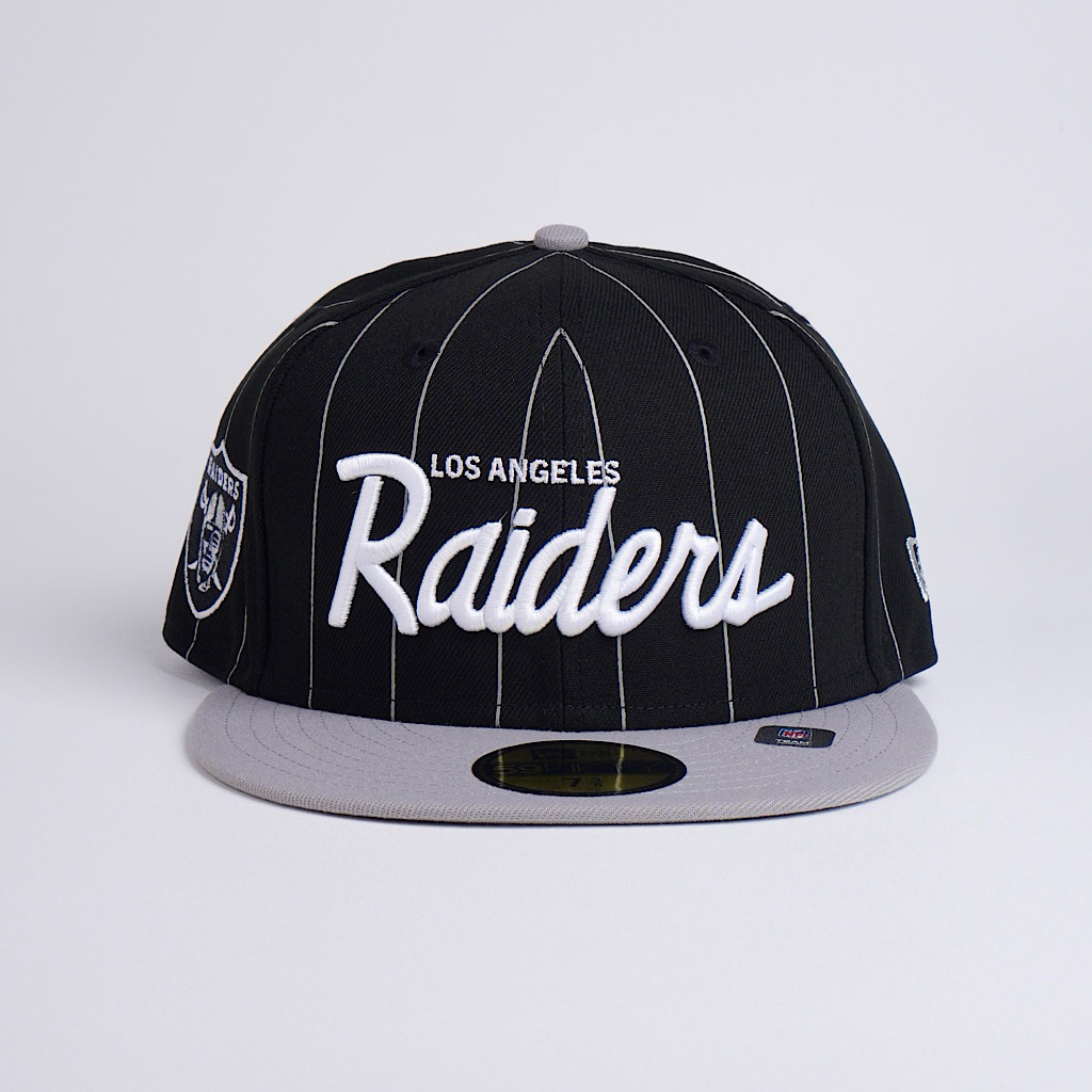 Topi new era original raiders pinstripe