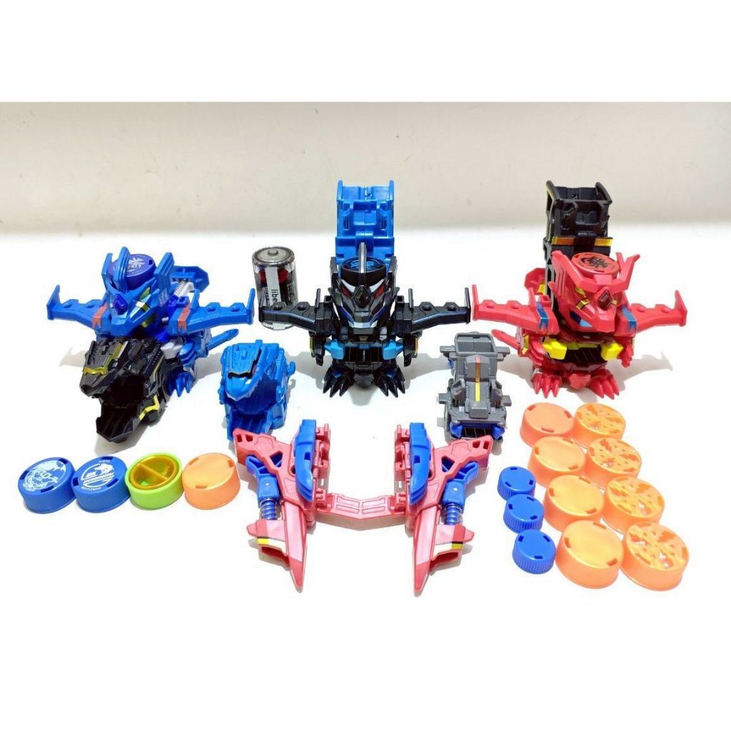 takara tomy bottleman red blue black dragon king G bakuso bakurekso booster random collection 4 BOT-