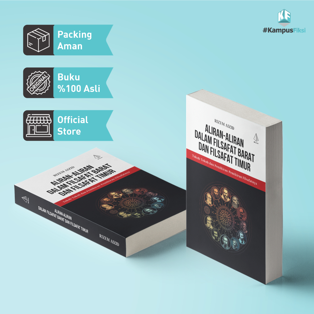 KampusFiksi - Buku Aliran-Aliran dalam Filsafat Barat dan Filsafat Timur - Rizem Aizid - Filsafat