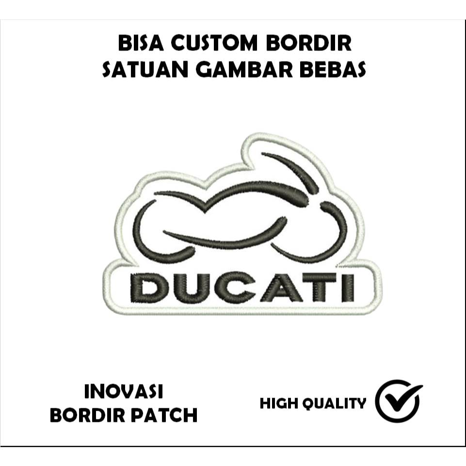 PATCH BORDIR LOGO DUCATI TESTIMONI-IBP