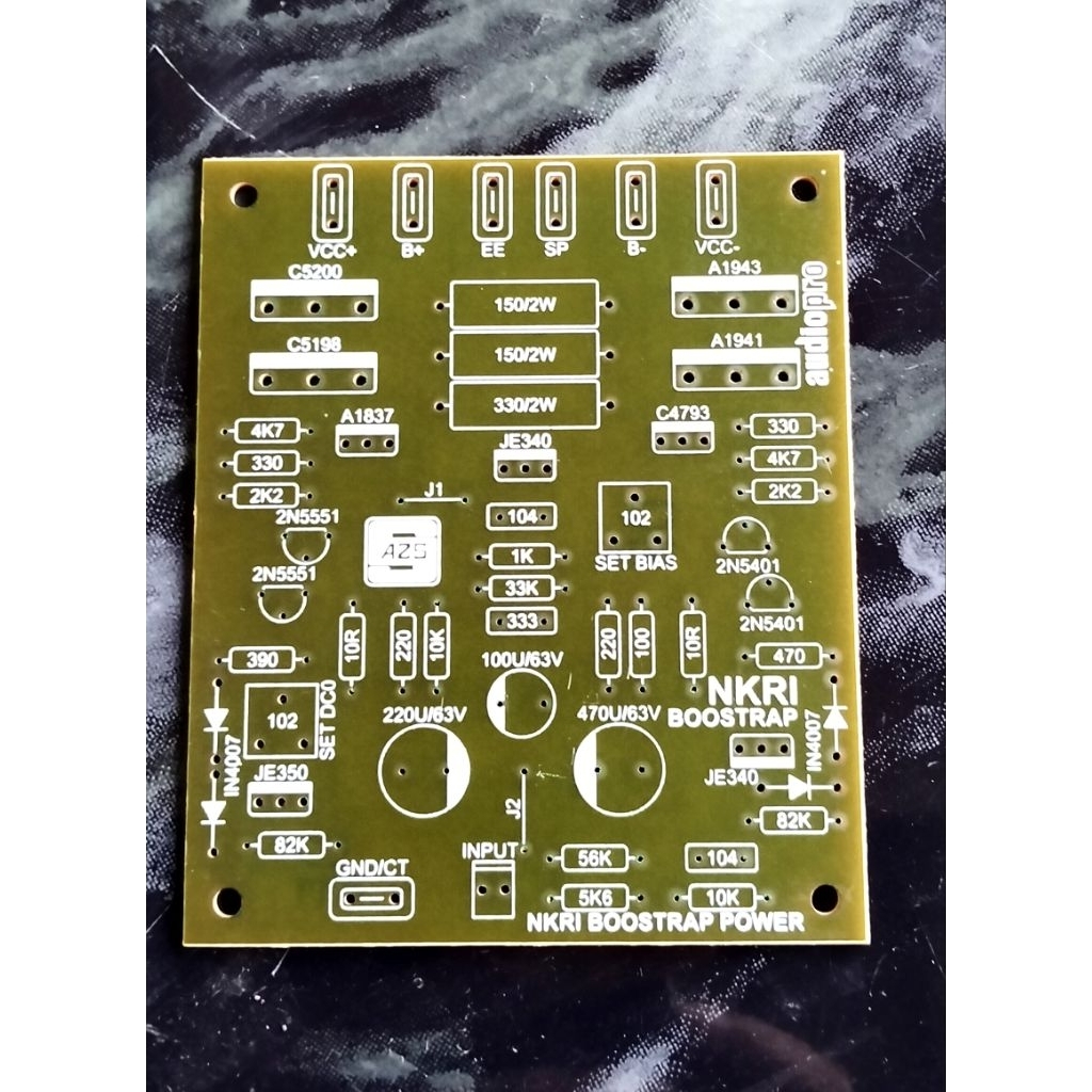 PCB Driver Power Amplifier NKRI BOOSTRAP Mono SE 808