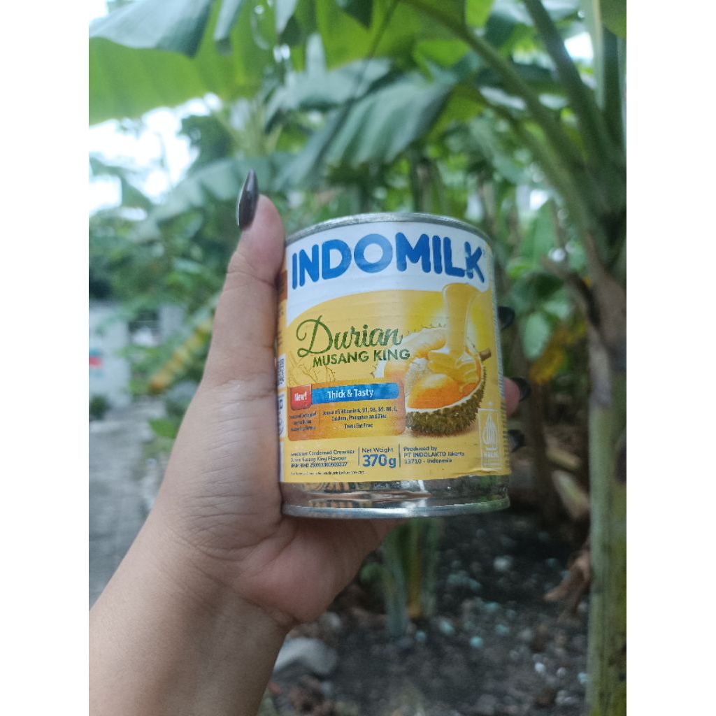 Susu Indomilk Durian Musang King370gr(Rusak Kemasan)