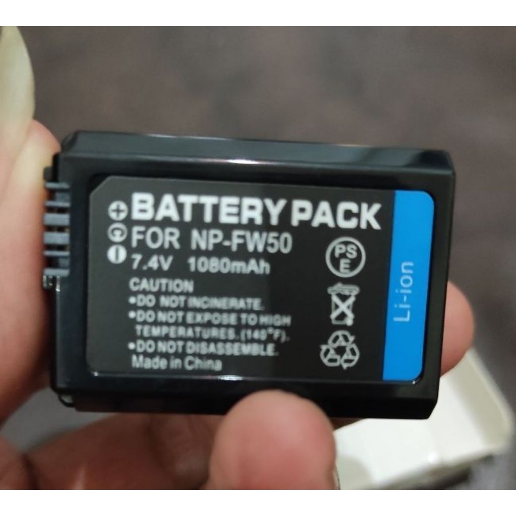 Sony NP-FW50 Original 100% GENUINE Battery Batre Baterai Sony Alpha A6500 A6300 A6000 A5000 A7 / A7R