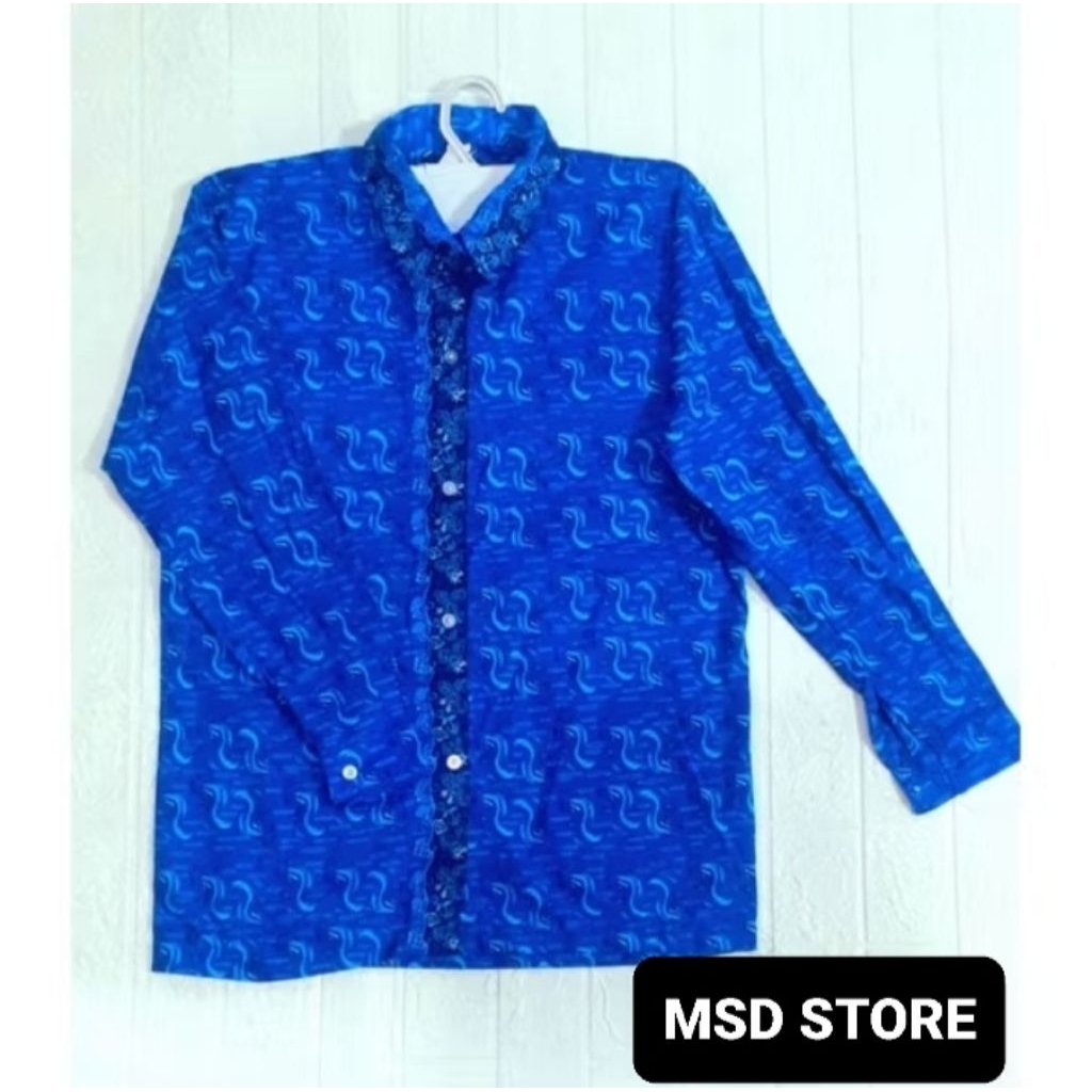 BATIK LELE SMPN KOTA BEKASI (LENGAN PANJANG)