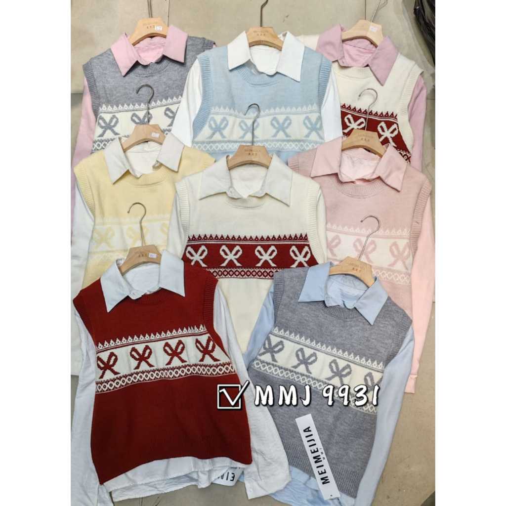 KEMEJA VEST WANITA IMPORT PREMIUM / KEMEJA SET ROMPI
