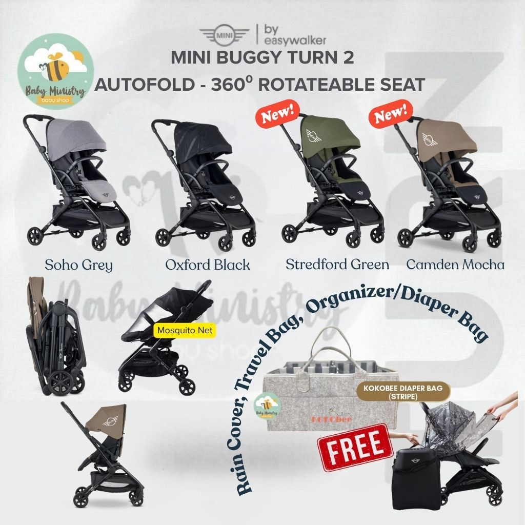 Easywalker Mini Buggy Turn 2  Stroller NEW VERSION / EASYWALKER MINI BUGGY TURN STROLLER