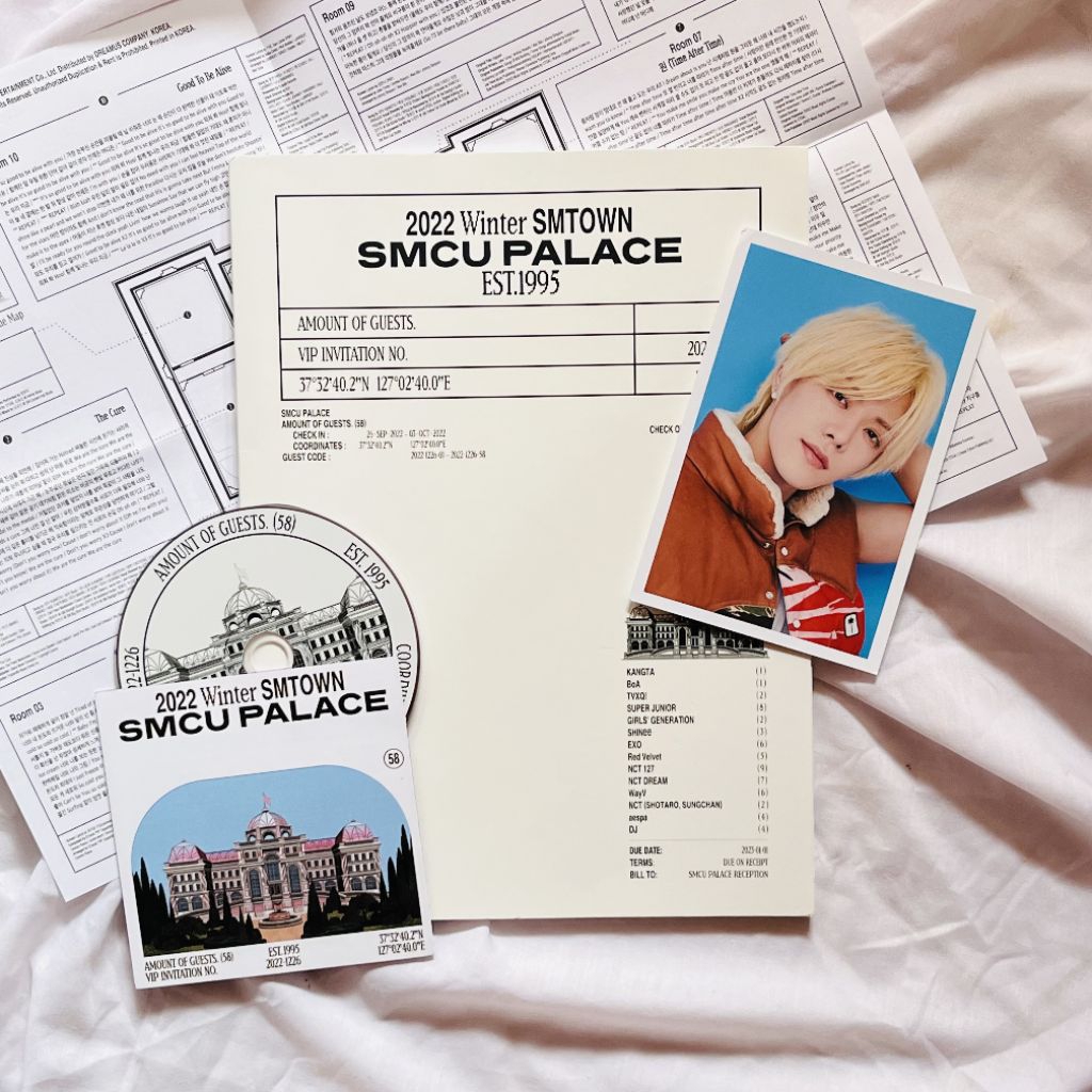 [album] smtown smcu palace winter 2022 potrait book ver -pc only, kangta boa tvxq super junior snsd 