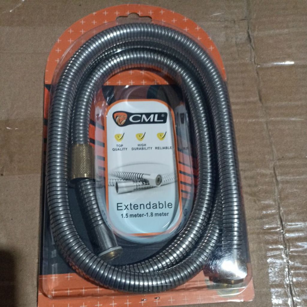 selang shower  1,8 MTR drat kuningan