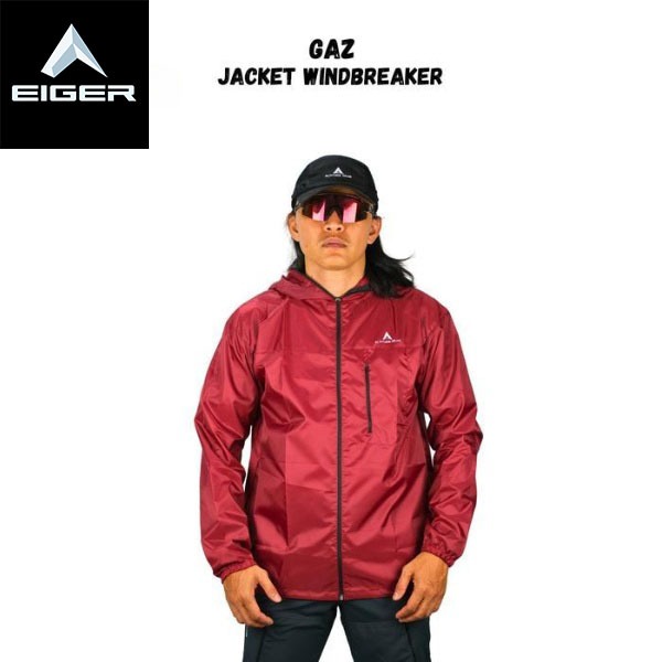 Eiger Hike Adventure - Gear Gaz Gorpcore Jaket Running Olahraga Sauna Parasut Windbreaker