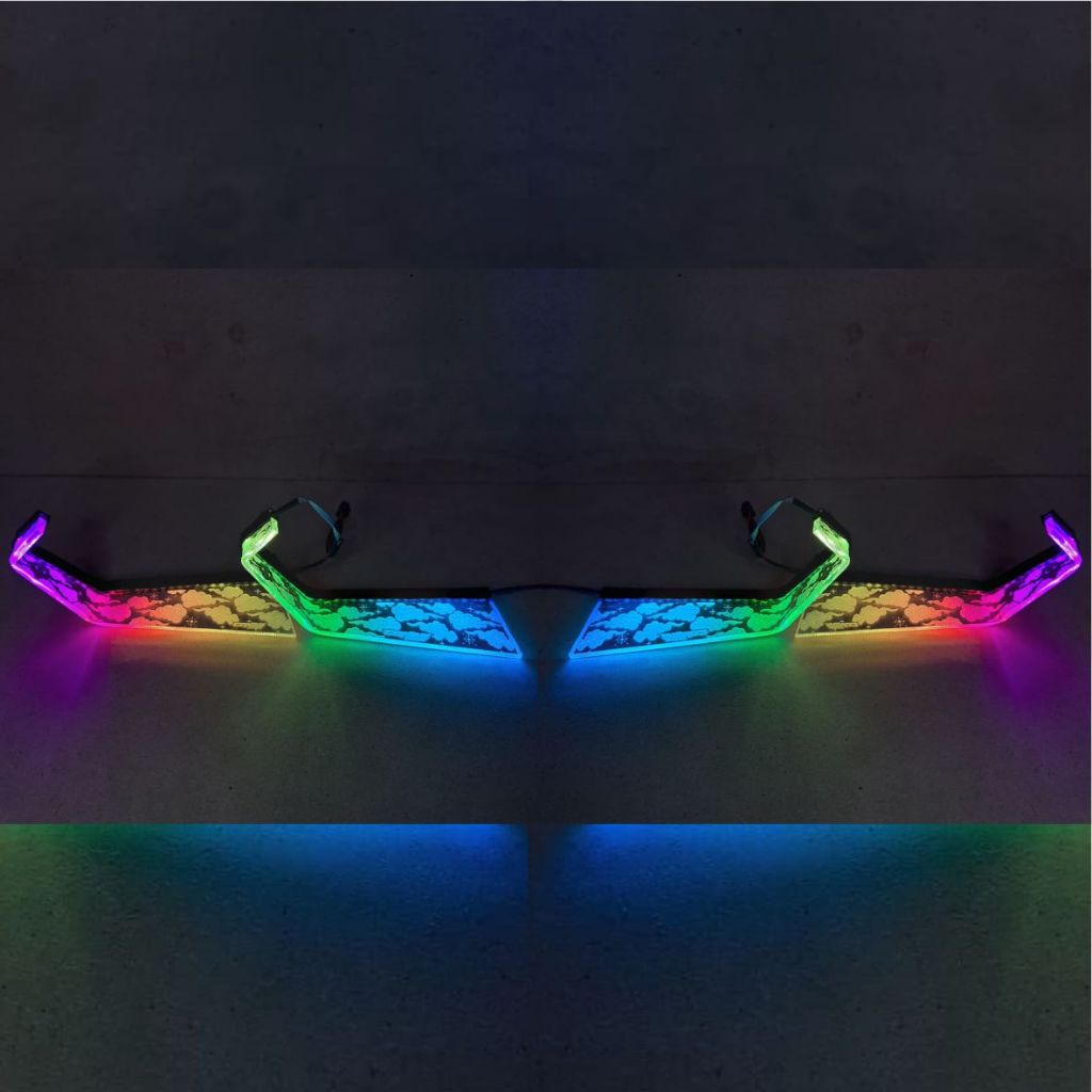 Slim Frame Innova Reborn hexagonal type G/V I Lampu Slim Frame Cakar alis  Innova Reborn