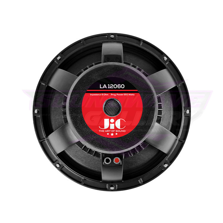 Speaker Komponen JIC LA 12060 12 Inch Woofer Subwoofer Program Power 550 Watt Voice Coil 2.4 Inch | 