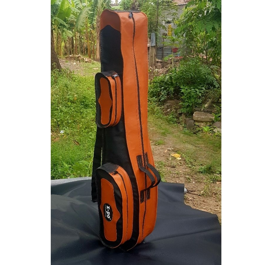 Tas Pancing Ransel joran reel dan tegek, kulit jok mobil tebal,kuat,awet tahan air ukuran 90cm-150cm
