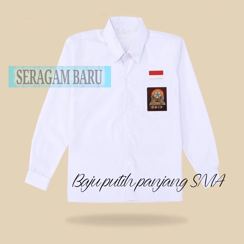 SERAGAM SEKOLAH BAJU osis PANJANG bet SMA