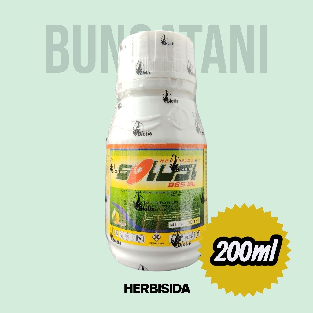 Herbisida Solusi 865SL 200ml untuk mengendalikan gulma daun lebar/ untuk rumput wewehan