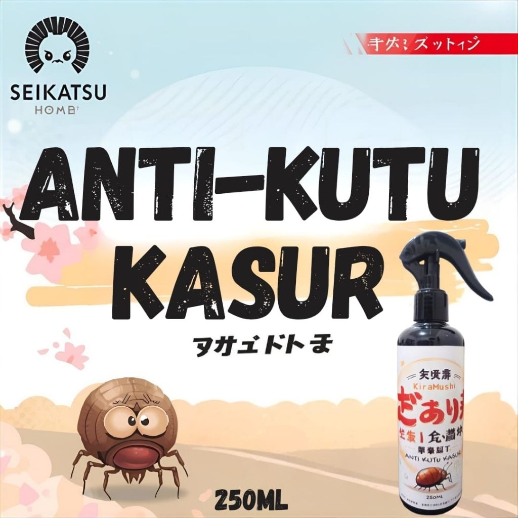 Spray Anti Kutu Kasur dan Tungau 250ml 100% Ampuh membasmi kutu kasur sampai telur