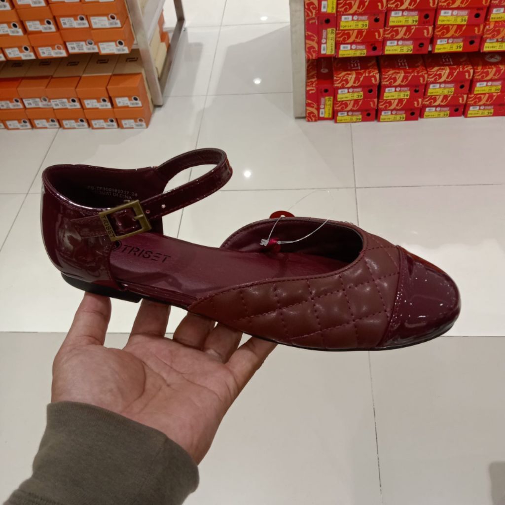 TRISET SEPATU WANITA SLINGBACK - SEPATU FLAT WANITA - ORIGINAL