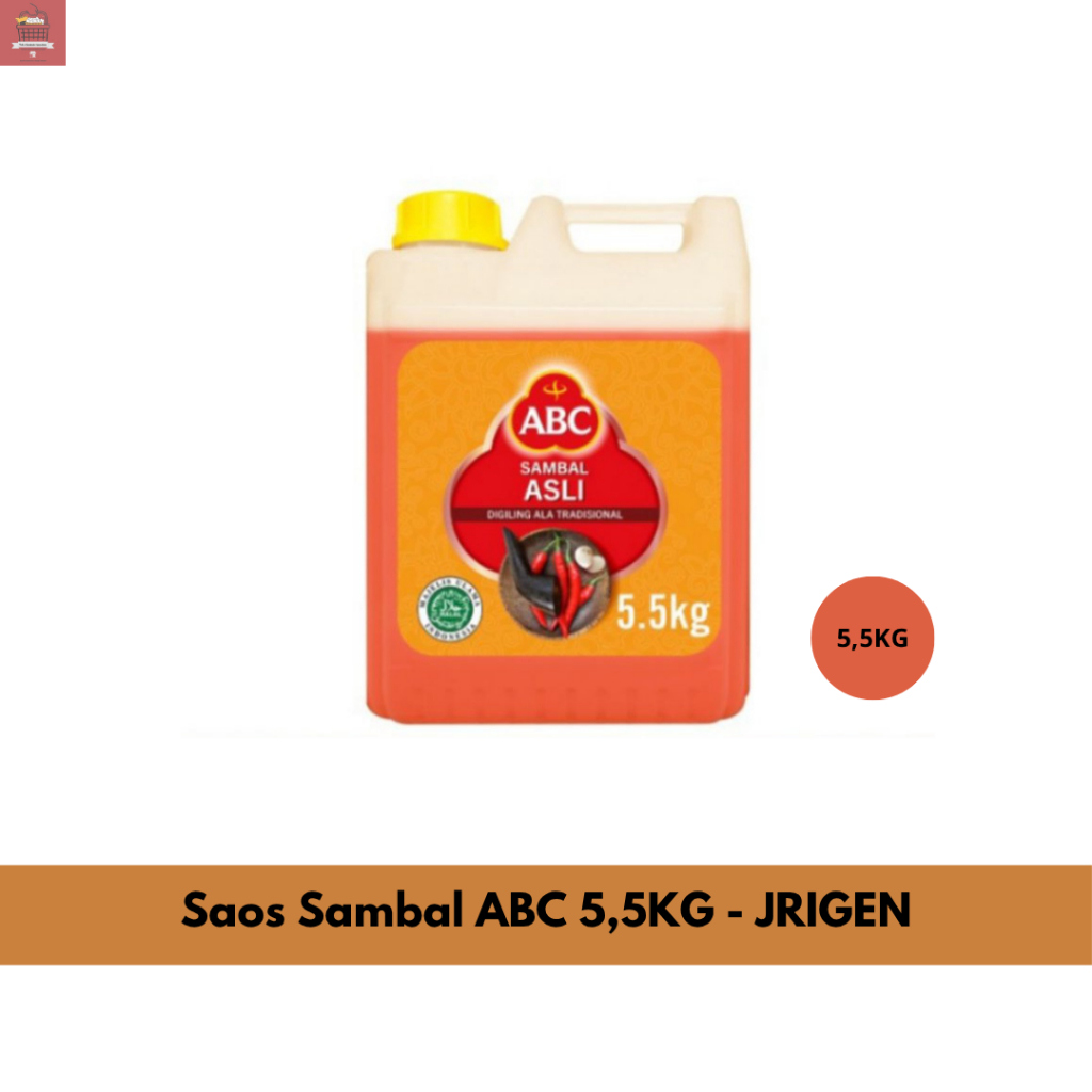 Saos Sambal Asli ABC Jerigen 5,5kg Cabai Bawang - SAOS ABC