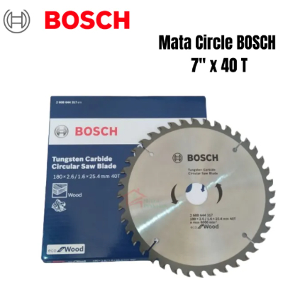 BOSCH Mata Gergaji Kayu 7 inch 40T Atau Circular Saw 7" x 40T / Bosch Circular Saw Blade Wood 7 inch