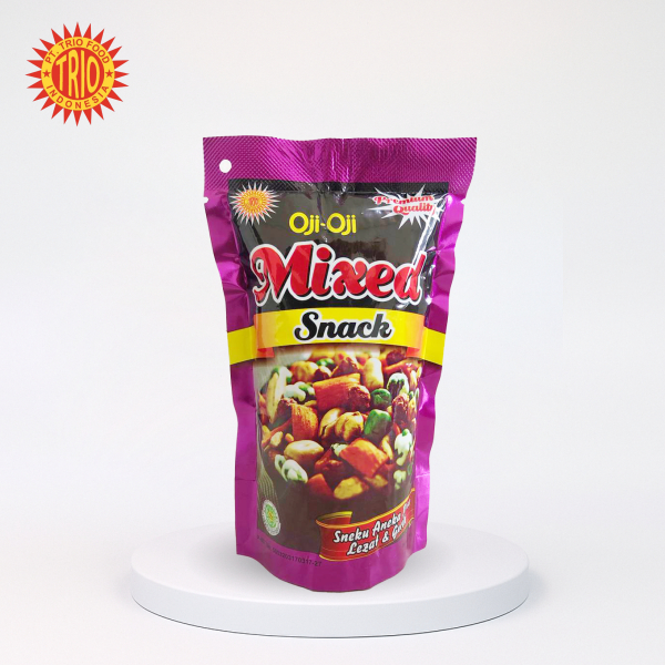 Oji Oji Mixed Snack Campur 8 Rasa / C8 Kemasan Standing Pouch (28g)