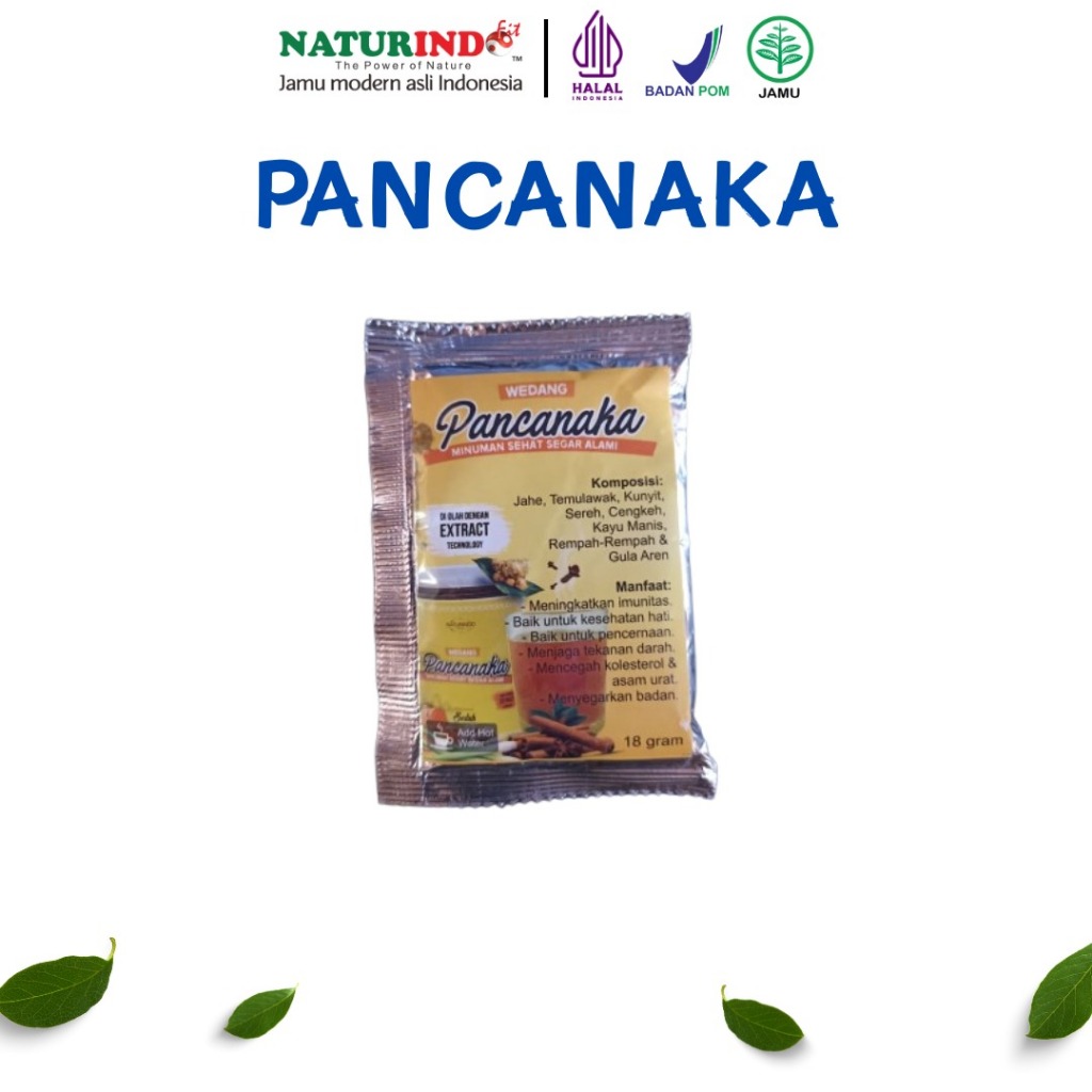 Wedang Pancanaka Saset Jamu Kesehatan Naturindo Herbal