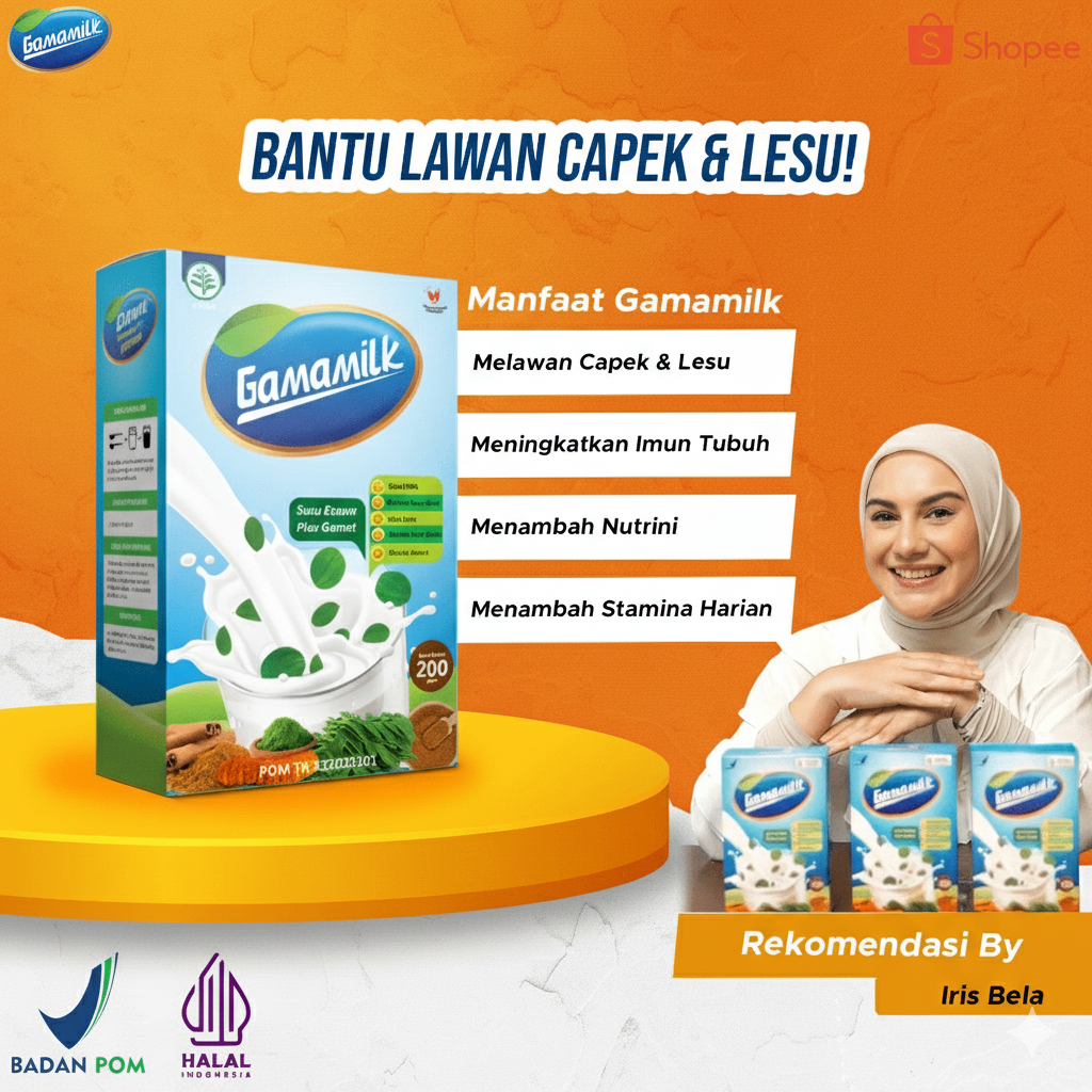 GAMAMILK Etawa Gamat - Susu Etawa Plus Gamat - Original Produk Asli