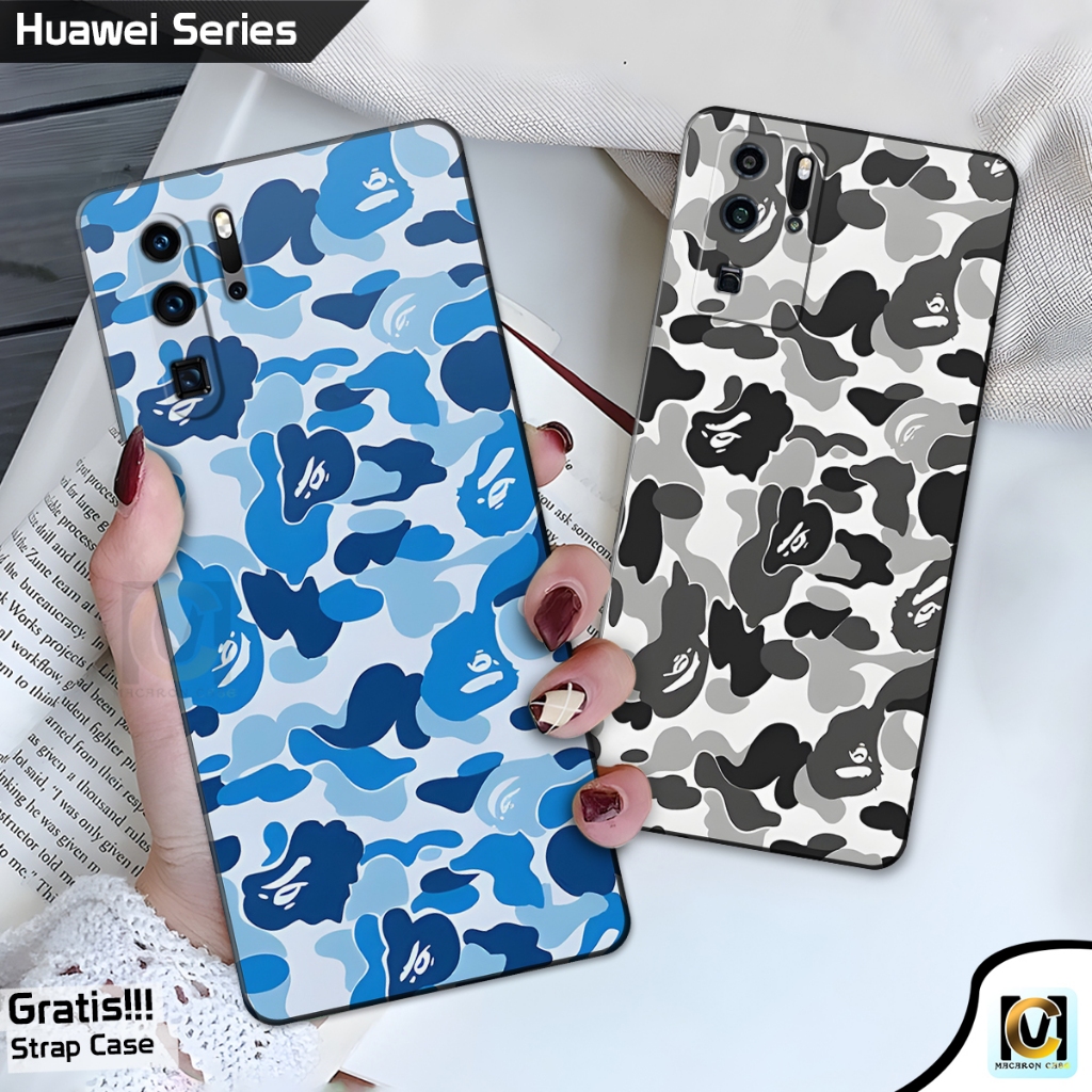 Case Hp Huawei P30 | P30 Pro | P30 Lite | P40 | P40 Pro Terbaru Motif bape - Casing Huawei P30 & P40