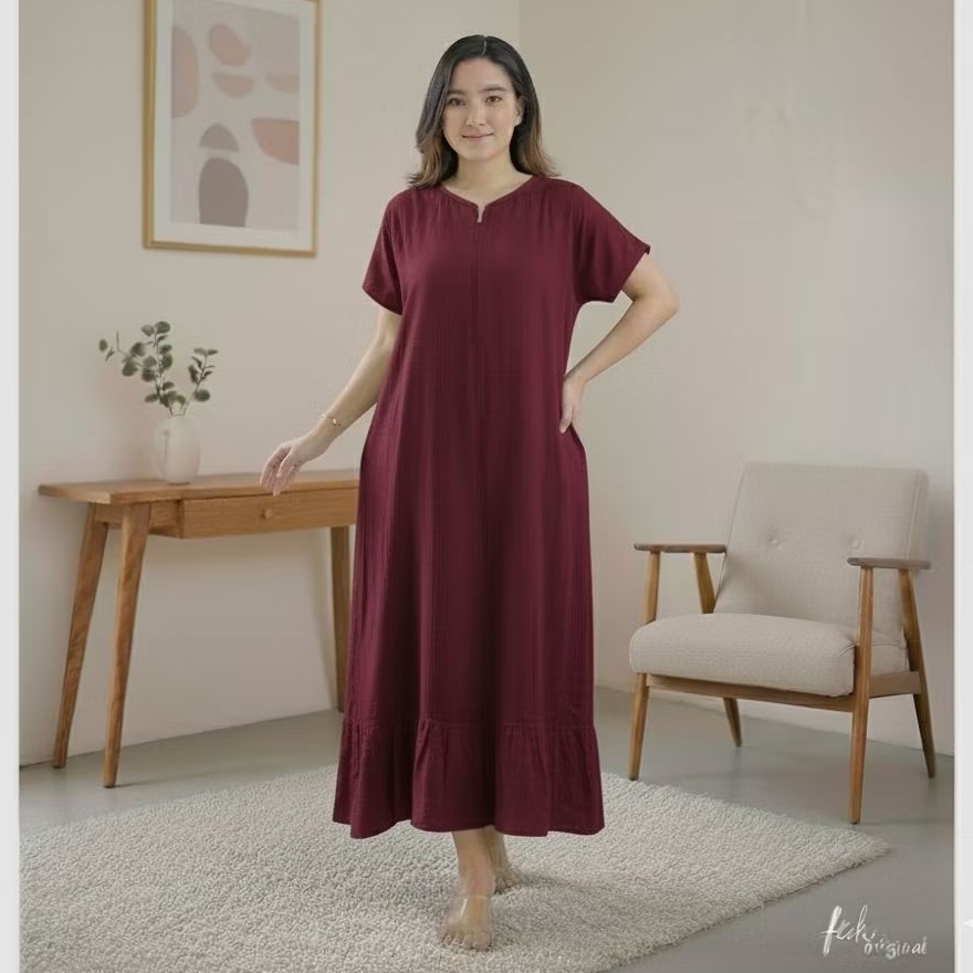 DASTER RUFFLE | DASTER RUFFLE ZIPPER | DASTER BUSUI POLOS | DASTER RUFFLE PREMIUM