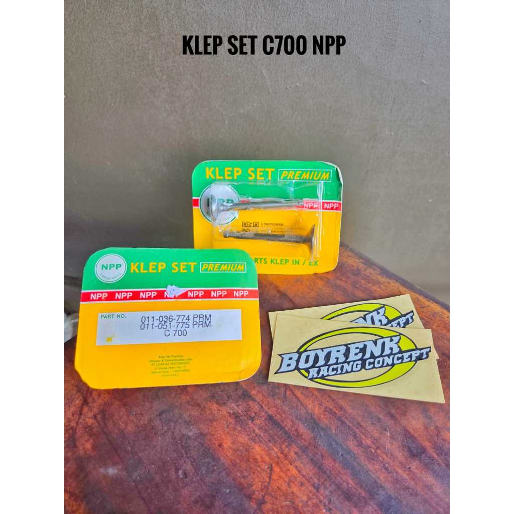 KLEP SET | PAYUNG KLEP HONDA C70 C700 NPP PREMIUM - BOYRENK RACING