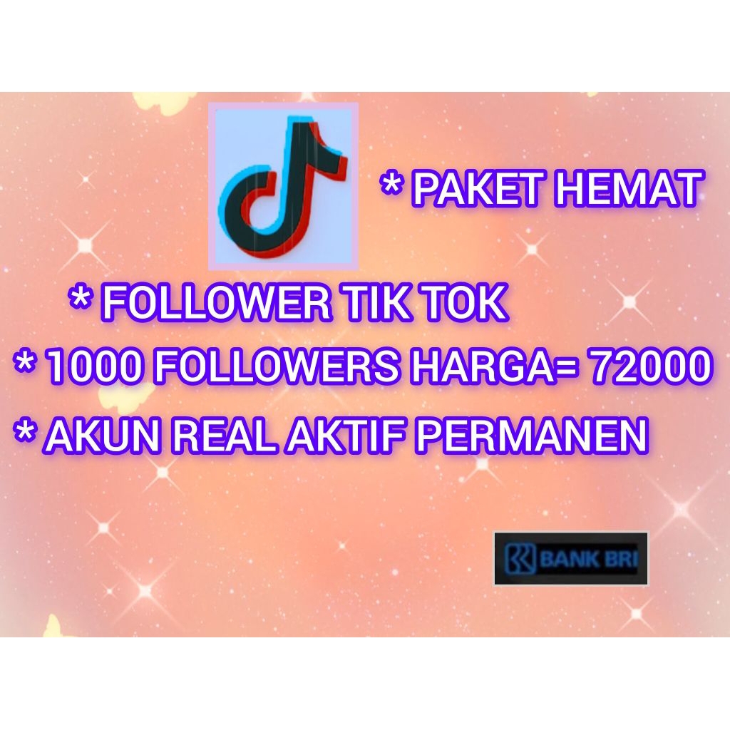 1000 Followers tik tok permanen