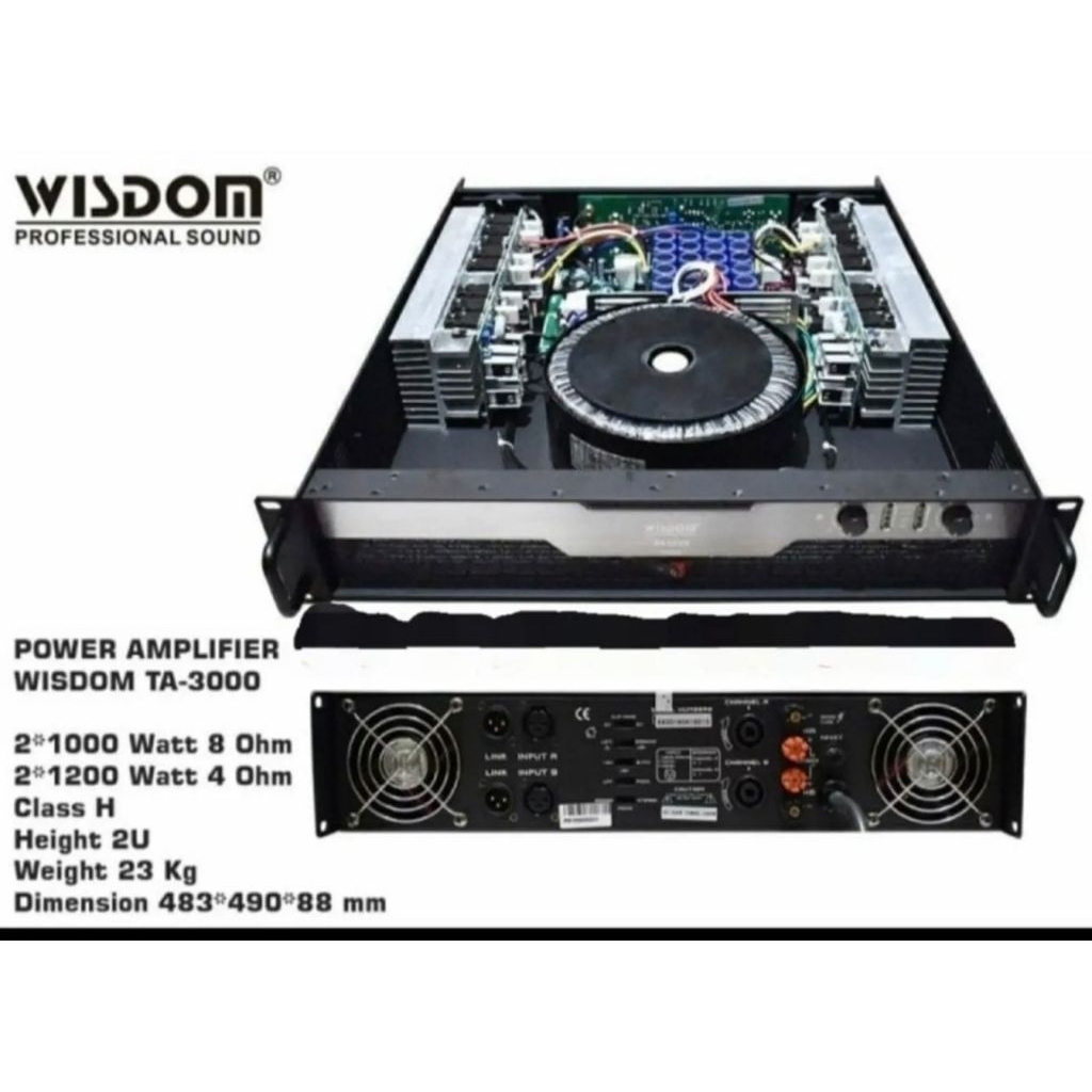 Power Amplifier Wisdom TA-3000 Original