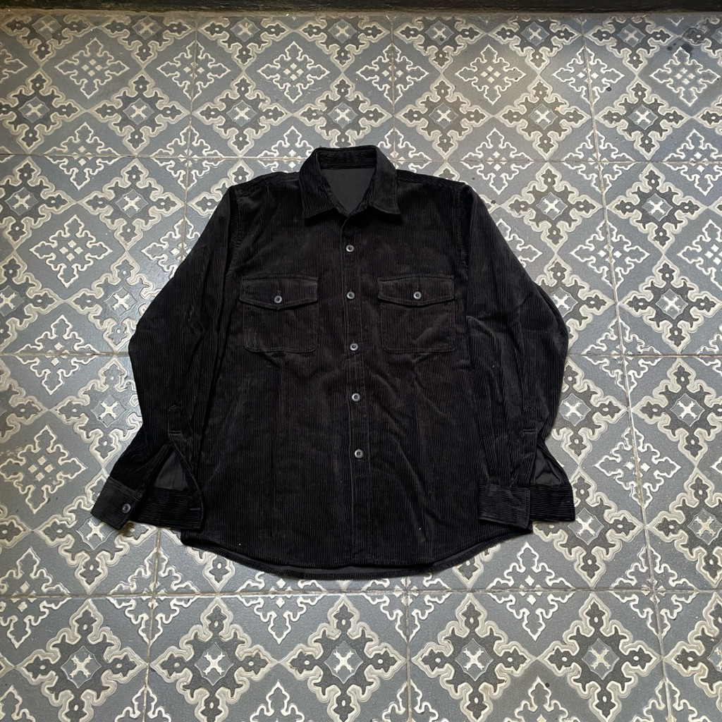 Kemeja Outer Corduroy Hitam